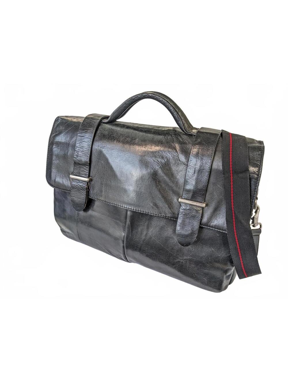 Danier China Men Leather Messenger Bag Urban Casual Black